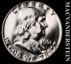 1961 Franklin Half Dollar- Choice Gem Proof Luster- No Reserve #K600