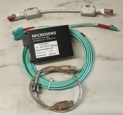 Microsense Fast Ethernet Bridge 10/100Base-TX to 100Base-FX inkl div Kabel
