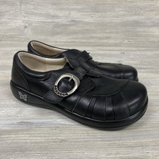 Alegria Khloe Womens 40 US 10 Black Comfort Slip On Loafer Shoe Slip Resistant