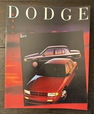 Vintage 1989 Dodge Spirit 16-page Original Car Dealer Sales Brochure Catalog