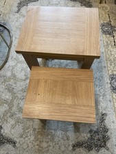 2  Piece Nest of Wooden Tables – Set of 2 Available (Used, Excellent Condit