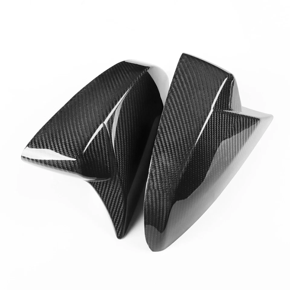 Cubierta de espejo retrovisor de fibra de carbono real OX bocina para Toyota GT86 SUBARU BRZ 12-19 Foto 3 de 4