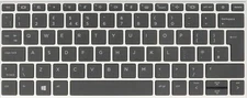 HP754 Replacement single keys for keyboard HP Elitebook 830 G7 G8, 735 G7 G8