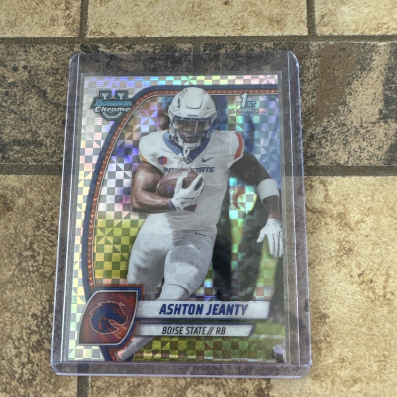 2024 Bowman 1st Chrome U Ashton Jeanty  Boise State X-Fractor#17  Las Vegas(RC)