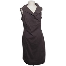 Fox's, Kleid, Größe: 42, Grau, Baumwolle/Elasthan/Polyamid, Einfarbig #25p