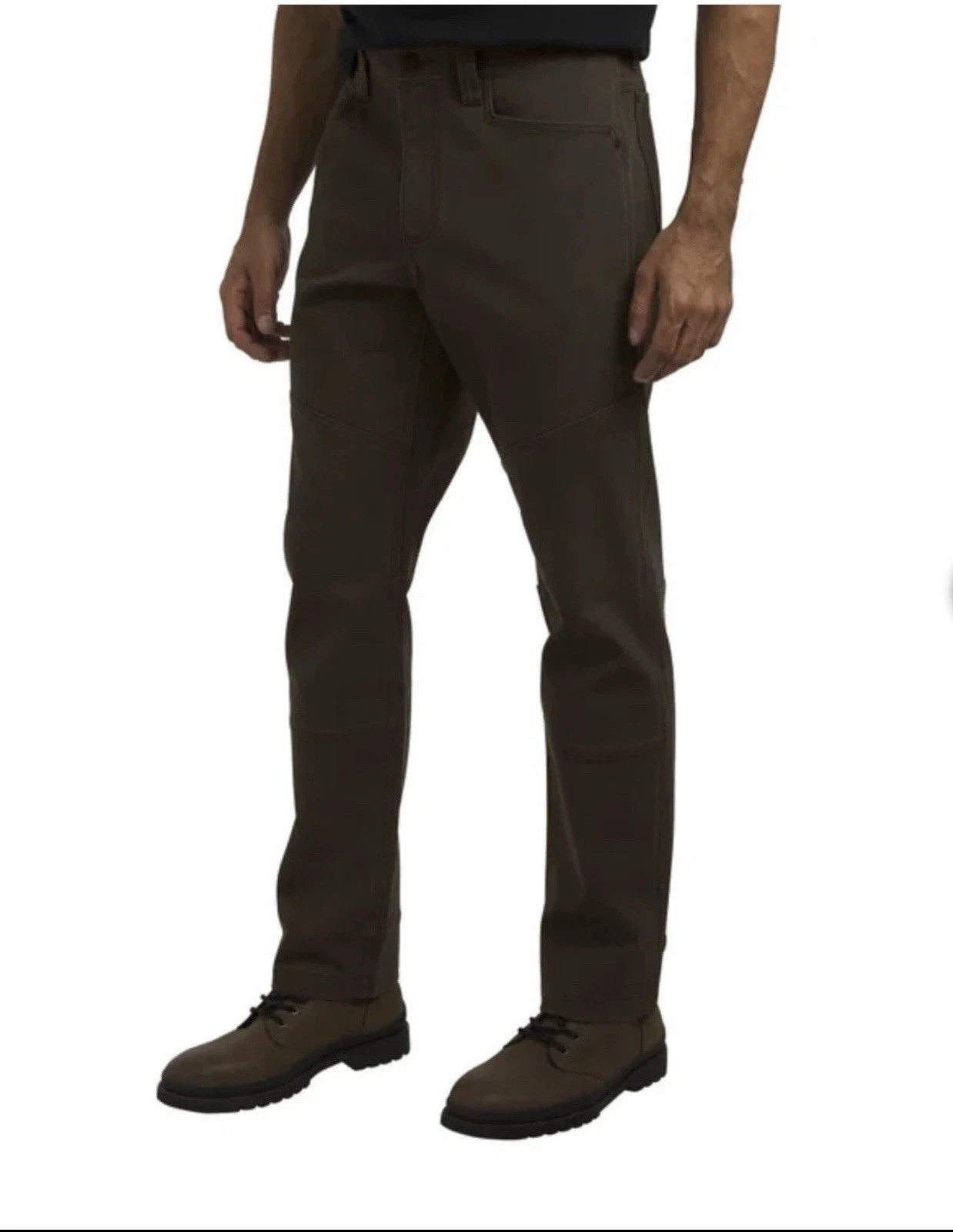 wrangler mens brown utility pants