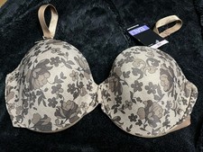 Bali One Smooth U Smoothing  Concealing Underwire Bra Nude Floral