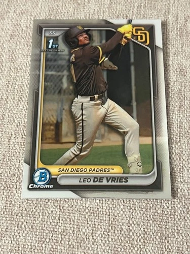 2024 Bowman Chrome Leo De Vries 1st Bowman