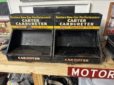 2 Super Old Carter Carburetor Cabinets 2 Super Old Carter Carburetor Cabinets