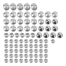 Chrome Topper Cap Dress Cover Kit For 94-06 Harley Road King Twin Cam Bolt Nut