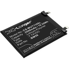 Battery for Xiaomi 2107113SG ,Mi 11T Pro 5G P/N: BM58 2500mAh / 19.35Wh