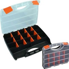 Neilsen 15 Compartment Box Storage Tool Organiser Case Screw Nail Nut Bolt Craft