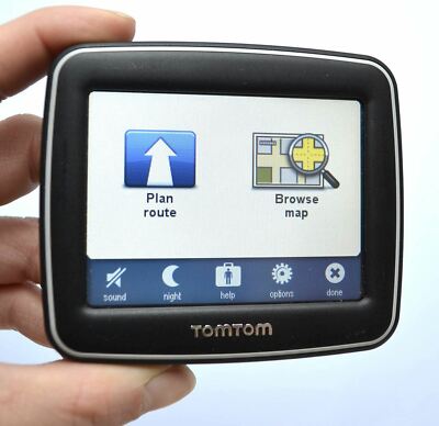 NEW TomTom BLACK EASE Set USA Canada North America Maps GPS 3.5'' LCD Navigator