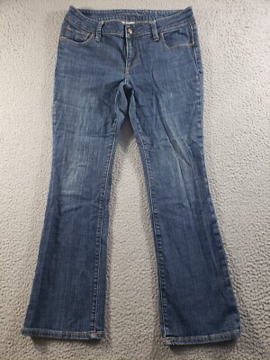 Banana Republic Jeans Women's Petite 6P Blue Deni Urban Bootcut Stretch  29x29