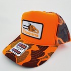 Vintage Chainsaw Embroidered Patch Hat Foam Trucker Style Mesh Snapback
