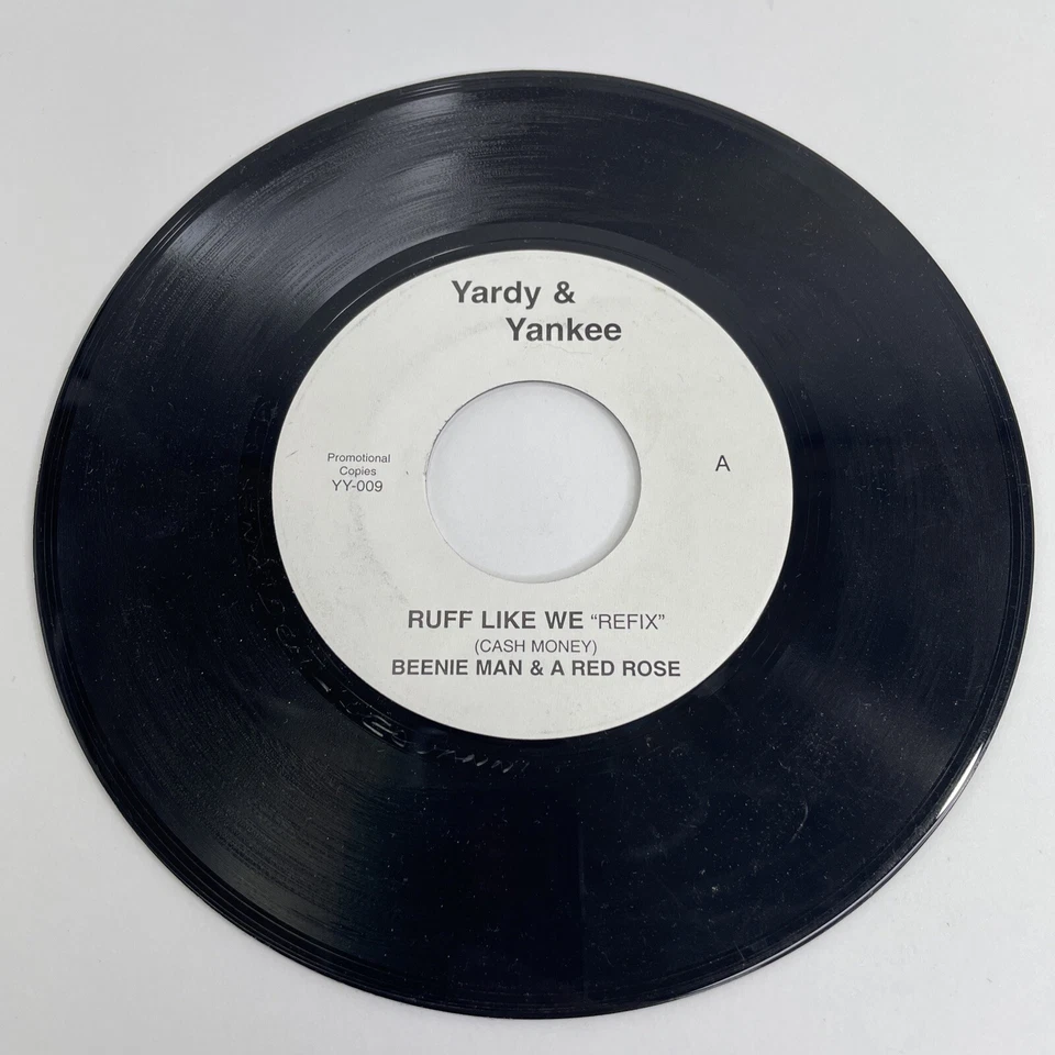 РЕДКАЯ! Beenie Man / Red Rose, Ruff Like We (виниловая пластинка, 45 об/мин, 7", 2003) ПРОМО - Изображение 2 из 4