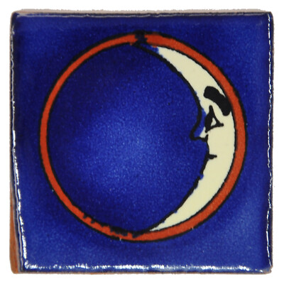 Bella - Handgefertigte kleine mexikanische Keramikfliese Talavera 5 cm ethische Herkunft