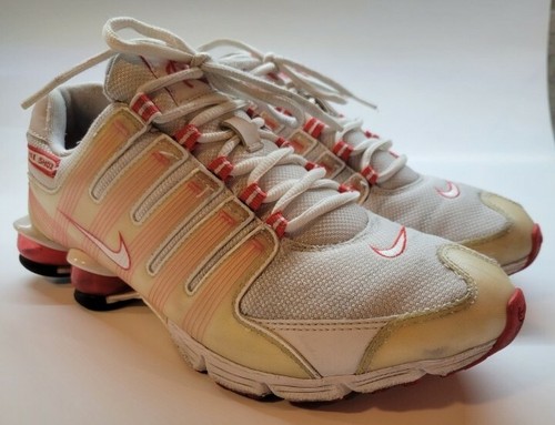 Nike Shox NZ 2.0 SI Womens Shoes Size 10 409780-100 RARE! White Pink Red |  eBay