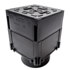 ACO HEXDRAIN 1M CHANNEL PLASTIC AND GALVANISED  ACCESSORY PACK & CORNER BRANDED
