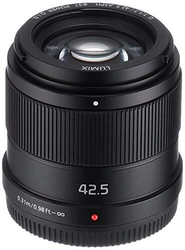 Panasonic LUMIX G 42.5mm/F1.7 ASPH POWER O.I.S H-HS043-K Black Lens NEW - Image 4 of 4