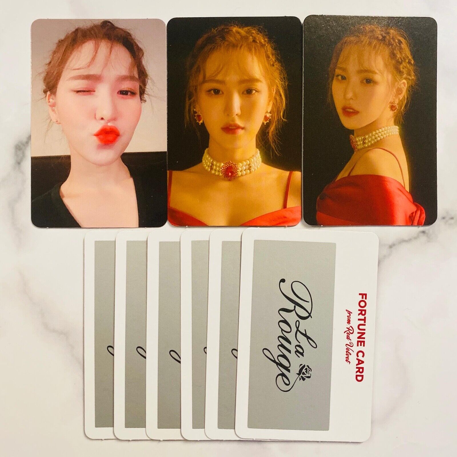 red velvet ウェンディ　la rouge キーリング　トレカ