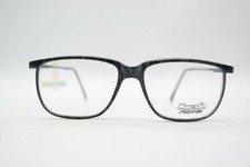 Vintage Marcolin 679 Carbon Black Gray Oval Glasses Eyeglass Frame NOS