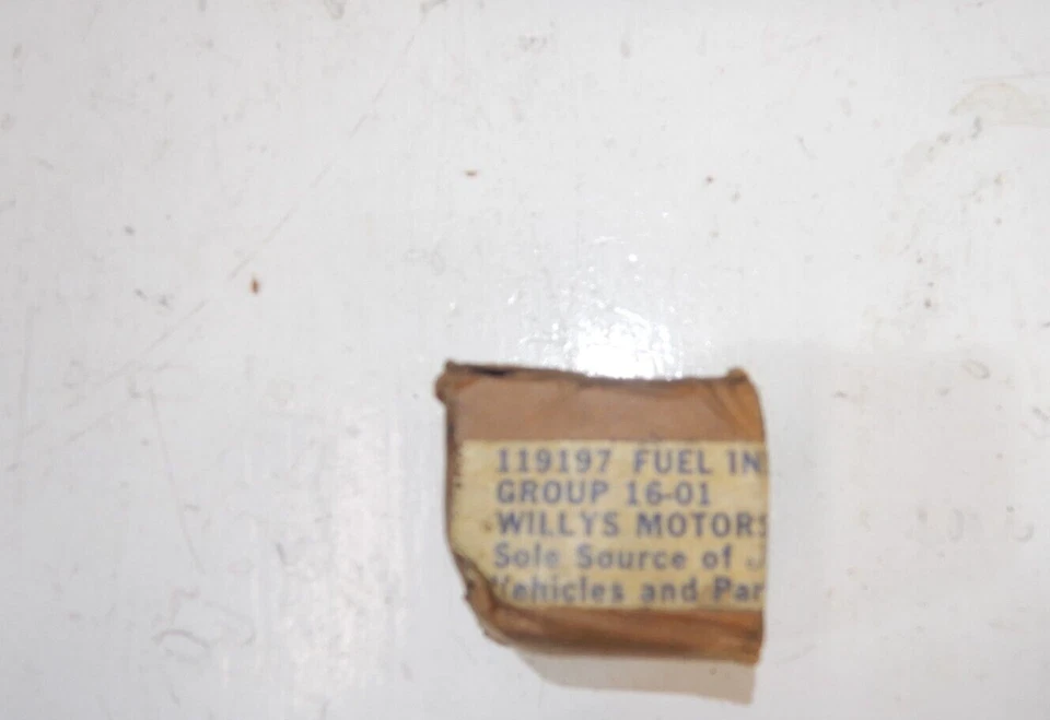 Jeep Early Willys OEM NOS Medidor de combustible de fábrica 119197 ENVÍO GRATUITO Foto 3 de 4