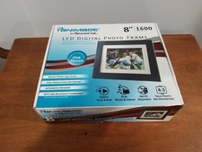 PANIMAGE BY PANDIGITAL 8" 800X600 LED DIGITAL PHOTO FRAME MODEL PI8004W01B NEW