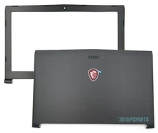 New MSI GL62M 7RC 7RD 7RDX 7RE GL62MVR 7RFX LCD Back Cover / LCD Front Bezel