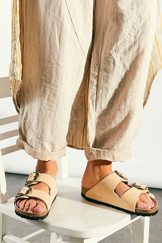 Birkenstock Arizona Big Buckle Almond Torty Nubuck Sandals EU 38 Women  7-7.5 | eBay