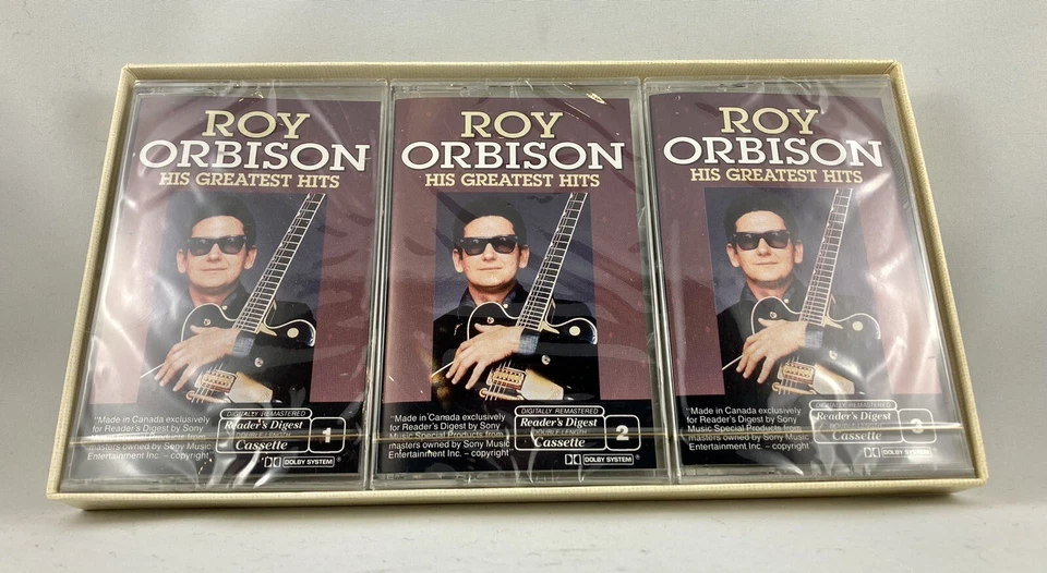 Roy Orbison Greatest Hits Readers Digest 3 Cassette Box Set NEW - Image 2 of 4