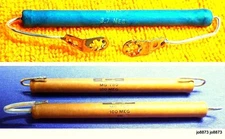 LOT OF 3 VARIOUS PRECISION HIGH VOLTAGE HIGH RESISTANCE CADDOCK / MOX RESISTORS