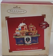 NEW Hallmark Keepsake - 2002 Circus Mountain Railroad Music Christmas Ornament