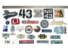 LOT of 26 - Vintage Droors Clothing STICKERS Ken Block, Damon Way, Danny Way, DC