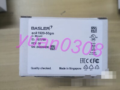 NEW BASLER acA1920-50gm Industrial Camera Via DHL or FedEX