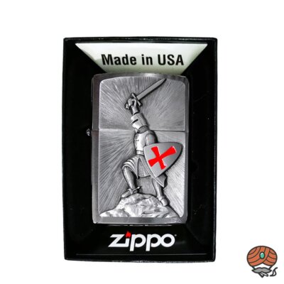 Zippo Crusader Victor, Benzin-Feuerzeug, unbefüllt