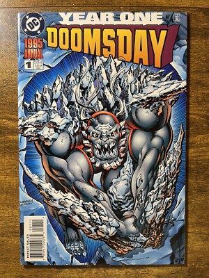 DOOMSDAY ANNUAL 1 DIRECT EDITION DAN JURGENS STORY & COVER DC COMICS 1995
