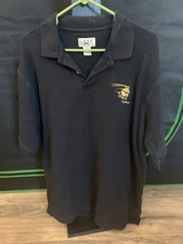 Vtg GEAR FOR SPORTS Cotton Polo Shirt Spike  Power Racing Mens XL Black