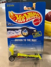 Hot Wheels Mid 1990s Mainline #245 Driven To The Max Yellow Dragster 5sp