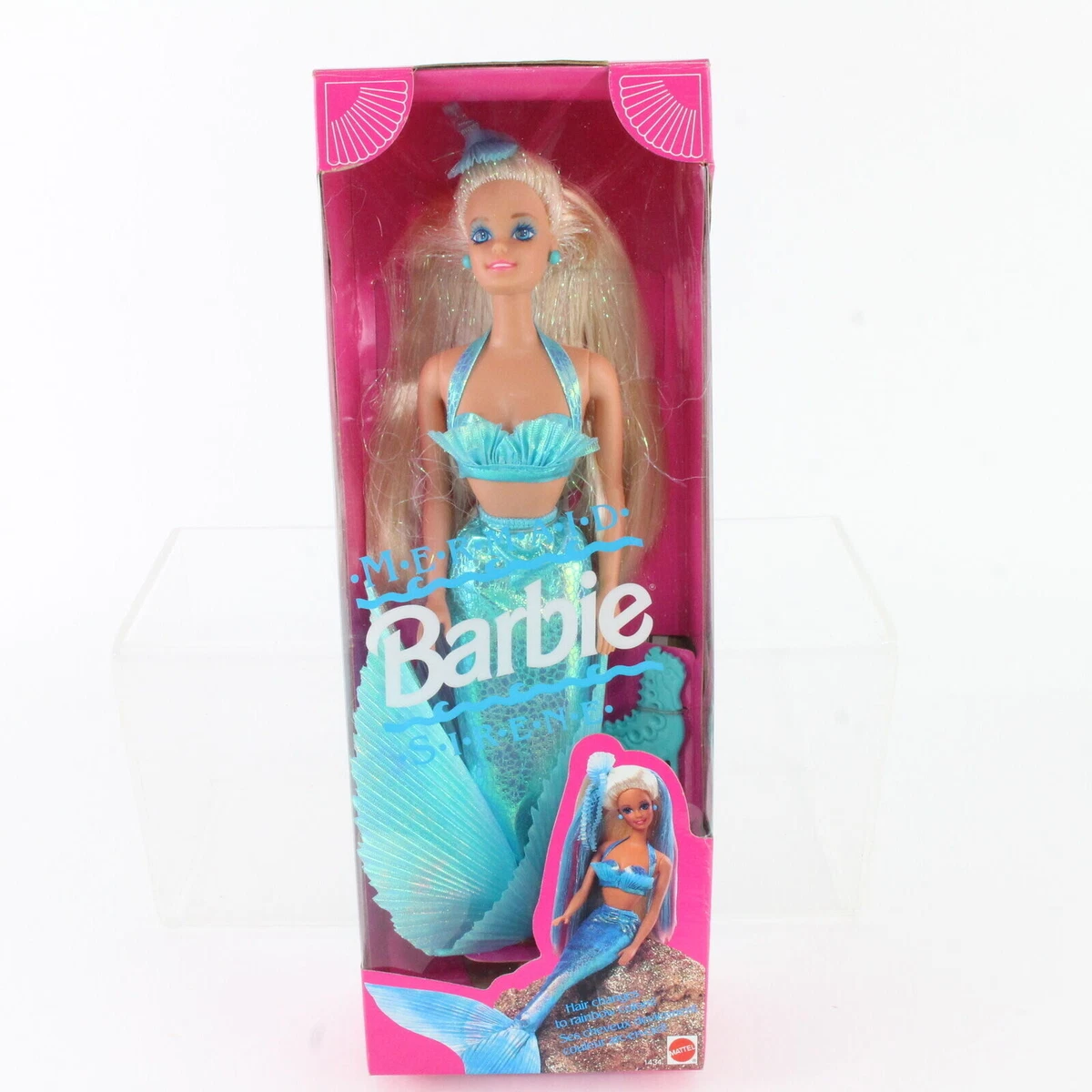 Mermaid Barbie Sirene Blonde Color Changing Hair Mattel 1434 Canadian  Release