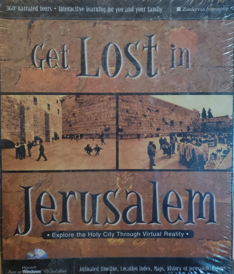 Zondervan. Get Lost in Jerusalem CD-ROM for MS Windows 95 & Above, New Sealed  - Image 4 of 4