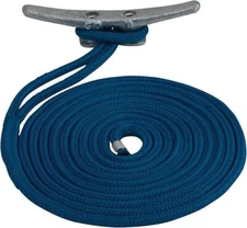 Sea-Dog Premium Dock Line, 3/8" x 15', Blue, 302110015BL-1