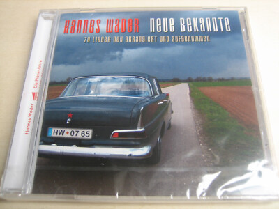 HANNES WADER - NEUE BEKANNTE - CD - NEU  UND ORIGINAL VERSCHWEIßT !!!