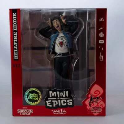 WETA Workshop Stranger Things Mini Epics Hellfire Eddie SDCC 2023 Exclusive