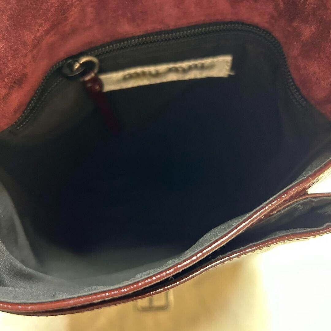 Miu Miu 90s Archive Brown Patent Leather Shoulder Bag Miu Miu 90s Archive Brown Patent Leather Shoulder Bag