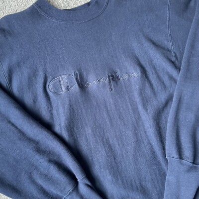 Vintage 80s Champion Reverse Weave Warmup Sweatshirt XL Navy Vintage 80s Champion Reverse Weave Warmup Sweatshirt XL Navy