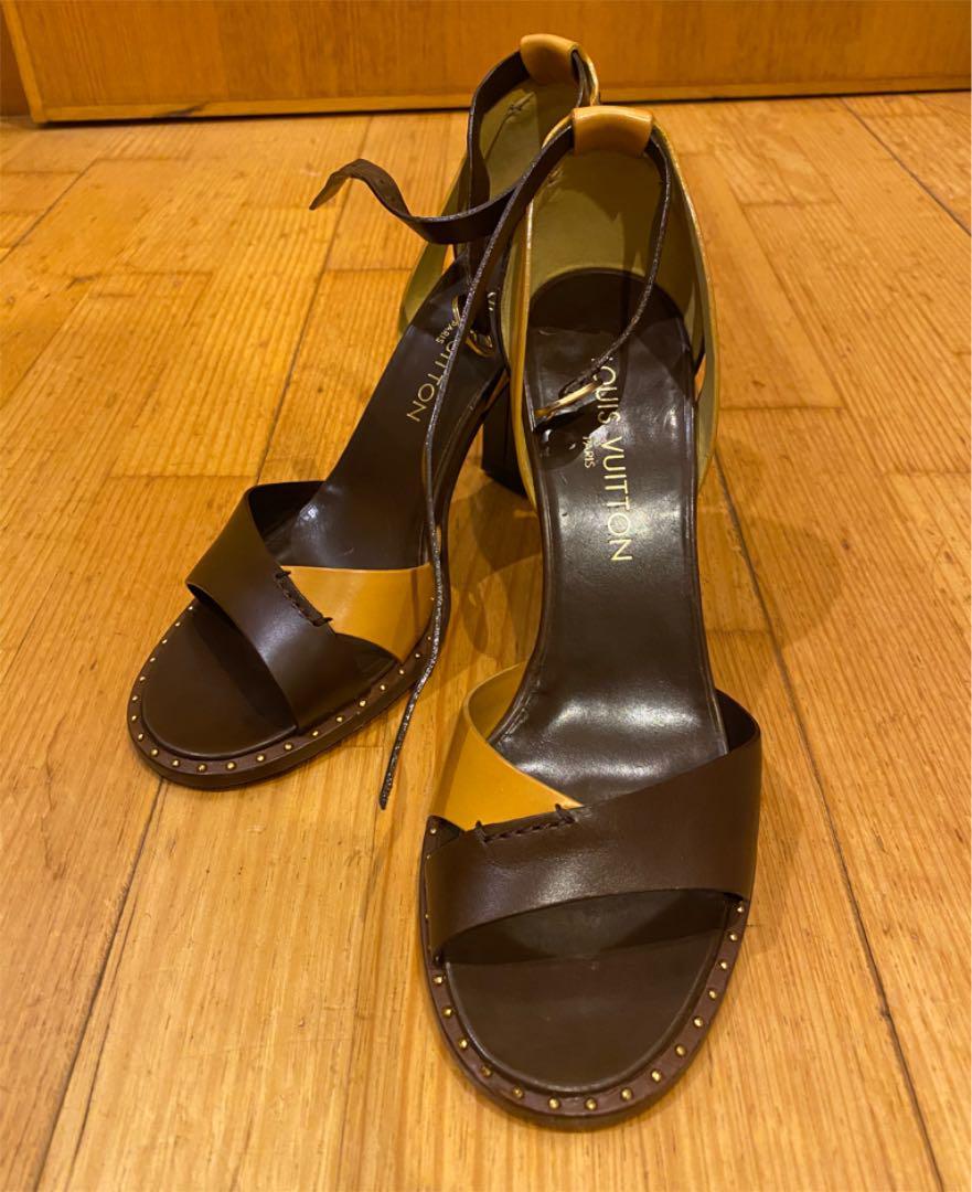 louis vuitton ankle wrap sandals