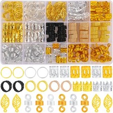 200Pcs Hair Beads Jewelry Hair Accessories Loc Jewelry Hair Dreadlock