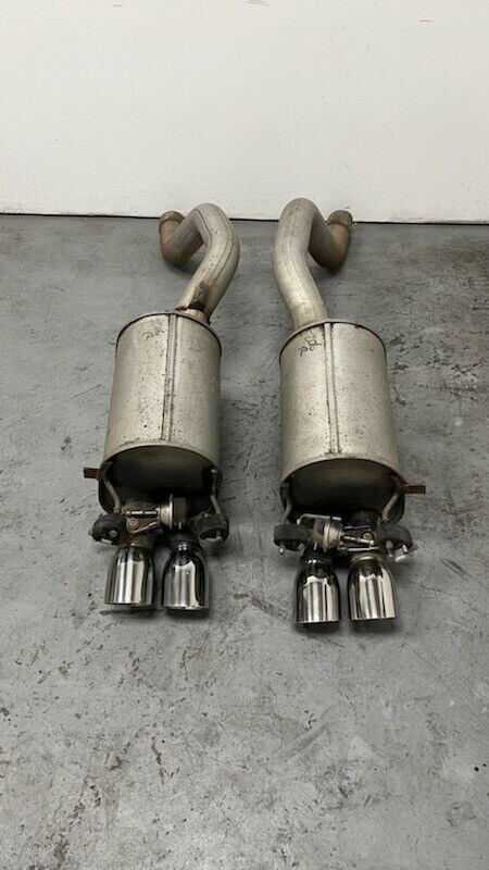 05 13 C6 Z06 Corvette NPP Bi-Mode Mufflers OEM GM Axle Back