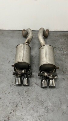 05 13 C6 Z06 Corvette NPP Bi-Mode Mufflers OEM GM Axle Back